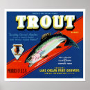 Search for trout posters Vintage