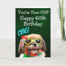 Search for 60th dog birthday cards Dogs