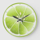 Search for lime green clocks Fruit