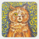 Search for winking cat stickers Kitten
