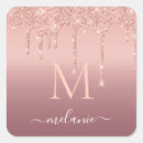 Search for gold monogram stickers Rose