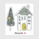 Search for the yellow house stickers Flowers
