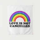 Search for rainbow pride tapestries Love wins