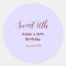 Search for sweet 16th stickers Happy 16th birthday name
