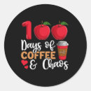 Search for happy first day of school stickers 100 days party
