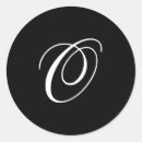 Search for monogram o stickers Black