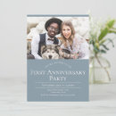 Search for 1st anniversary invitations Simple