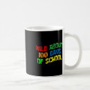 Search for brighter days mugs 100th day party