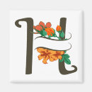 Search for letter a monogram magnets Floral