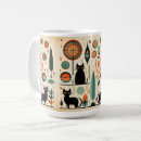 Search for turquoise and orange mugs Mid century modern