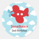Search for red plane stickers Baby shower