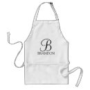 Search for name monogram aprons Initial