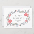 Search for vintage poinsettia christmas cards Elegant