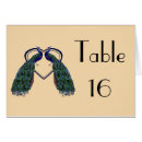 Search for peacock table cards Vintage