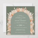 Search for green square wedding invitations Contemporary