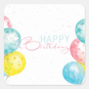 Search for bright happy birthday stickers Elegant