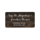 Search for rustic return address labels weddings Western
