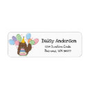 Search for brown return address labels Cat