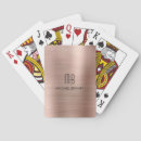 Search for rose gold playing cards Modern