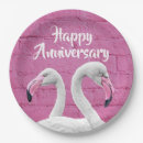 Search for happy anniversary plates Pink