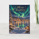 Search for aurora christmas cards North pole