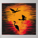 Search for sunset silhouette posters Sky