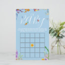Search for baby shower bingo flyers Watercolor