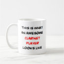 Search for clarinet player mugs Clarinetist