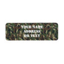 Search for camouflage return address labels Army
