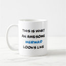 Search for swimmer mugs Mermaid