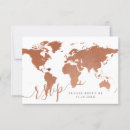 Search for vintage world map invitations Brown