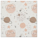 Search for planets fabric Cute