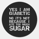 Search for ats stickers Diabetes warrior