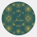 Search for vintage celestial stickers Moon