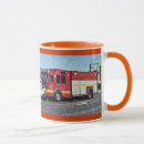 Search for red fire truck mugs Emergency services