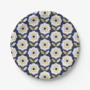 Search for mid century modern patterns paper plates Flower