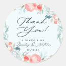 Search for peony wedding stickers Thank you