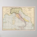 Search for ancient map posters Italy