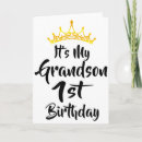 Search for grandson 1st birthday cards Happy