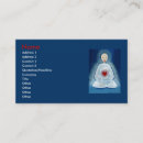 Search for enlightened business cards Yoga