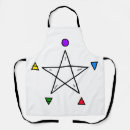 Search for pentagram aprons Pentacle