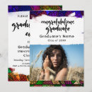 Search for abstract graduation invitations Typography