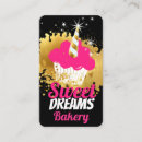 Search for gold cupcake business cards Cakes