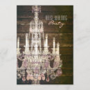 Search for rustic chandelier invitations Barn wood