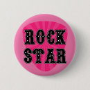 Search for rock star badges Pink