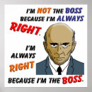 Search for office humour posters Boss