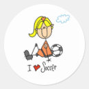 Search for love soccer stickers Cute