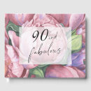 Search for 90th birthday party guest books 90 and fabulous