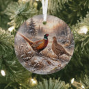 Search for pheasant christmas tree decorations Birds