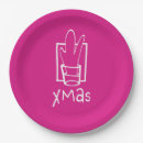 Search for pink christmas paper plates Typography
